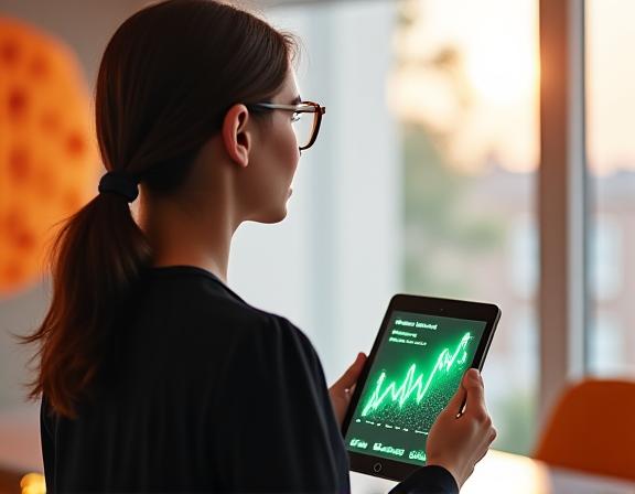 Graduado reciente celebrando con confianza su primer plan de ahorro